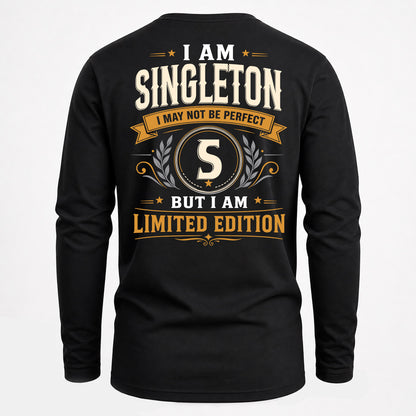 SINGLETON  EDI-TT36 Personalized Funny Quote Apparel