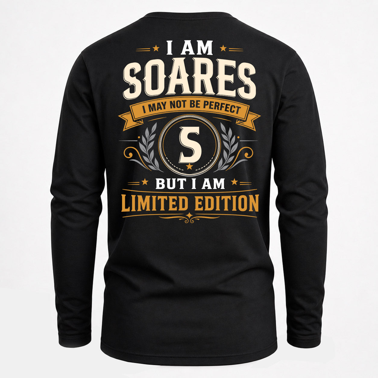 SOARES  EDI-TT36 Personalized Funny Quote Apparel