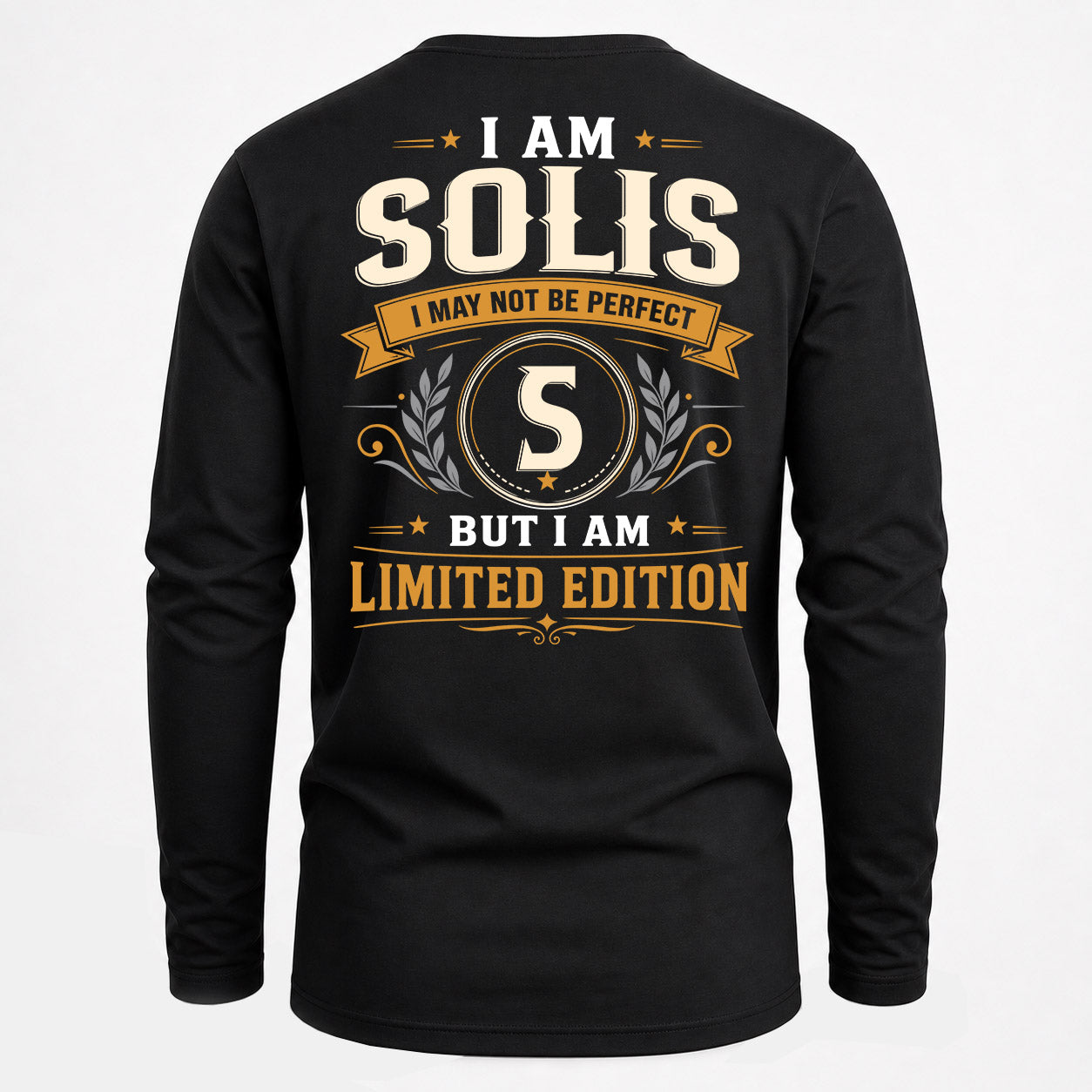 SOLIS  EDI-TT36 Personalized Funny Quote Apparel