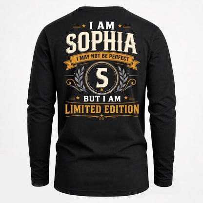 SOPHIA  EDI-TT36 Personalized Funny Quote Apparel