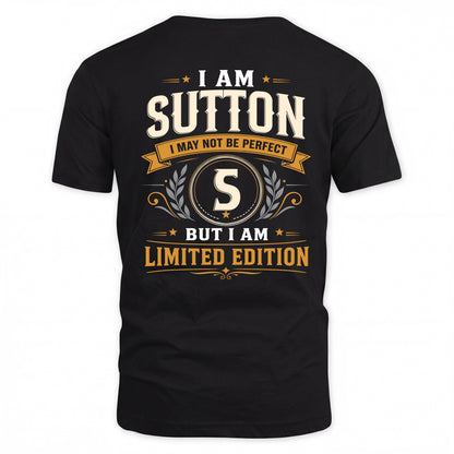 SUTTON  EDI-TT36 Personalized Funny Quote Apparel