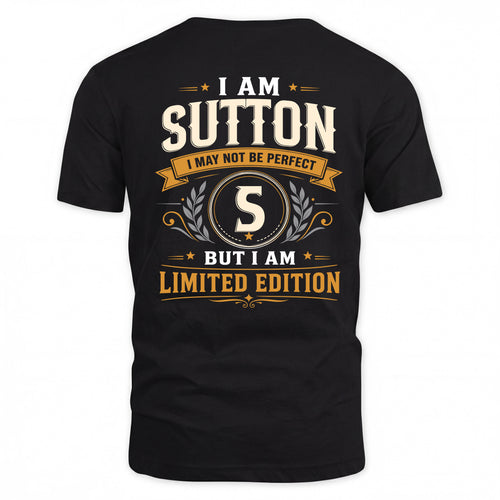 SUTTON  EDI-TT36 Personalized Funny Quote Apparel