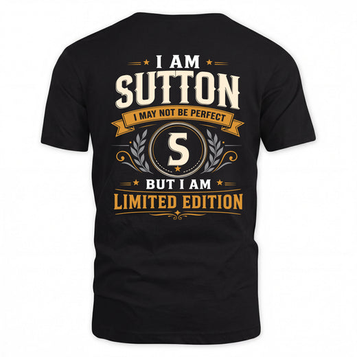 SUTTON  EDI-TT36 Personalized Funny Quote Apparel