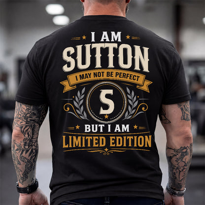 SUTTON  EDI-TT36 Personalized Funny Quote Apparel