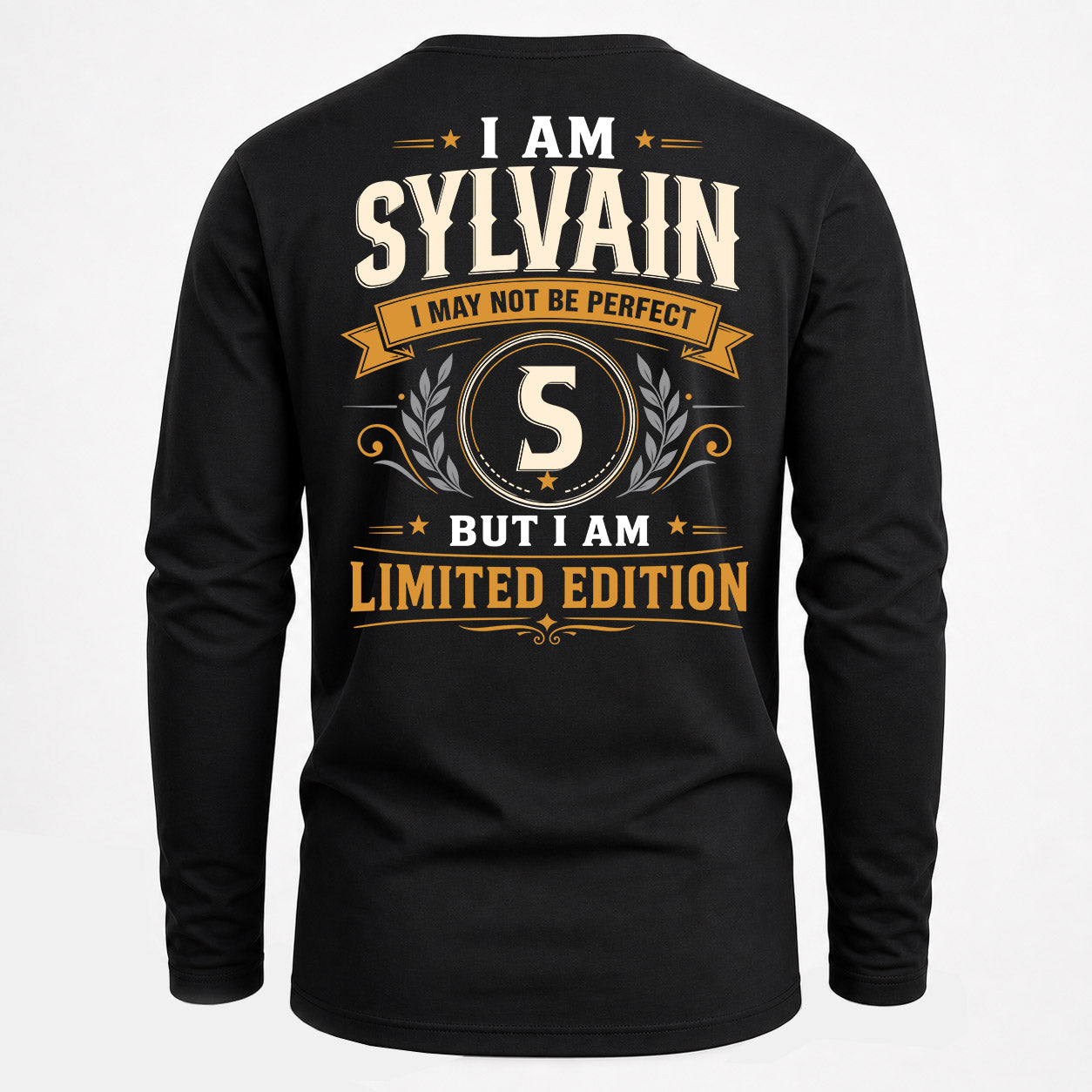 SYLVAIN  EDI-TT36 Personalized Funny Quote Apparel