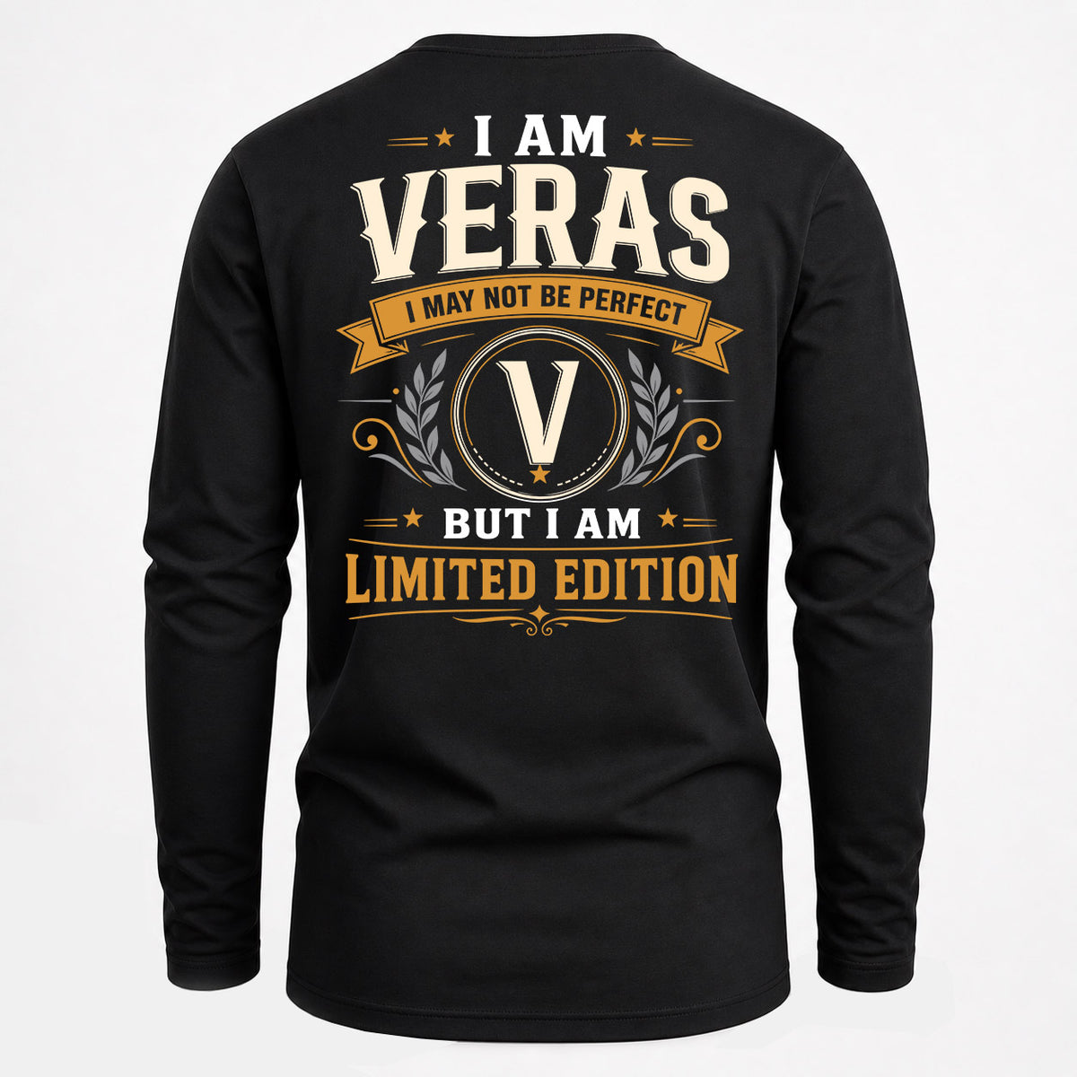 VERAS EDI-TT36 Personalized Funny Quote Apparel