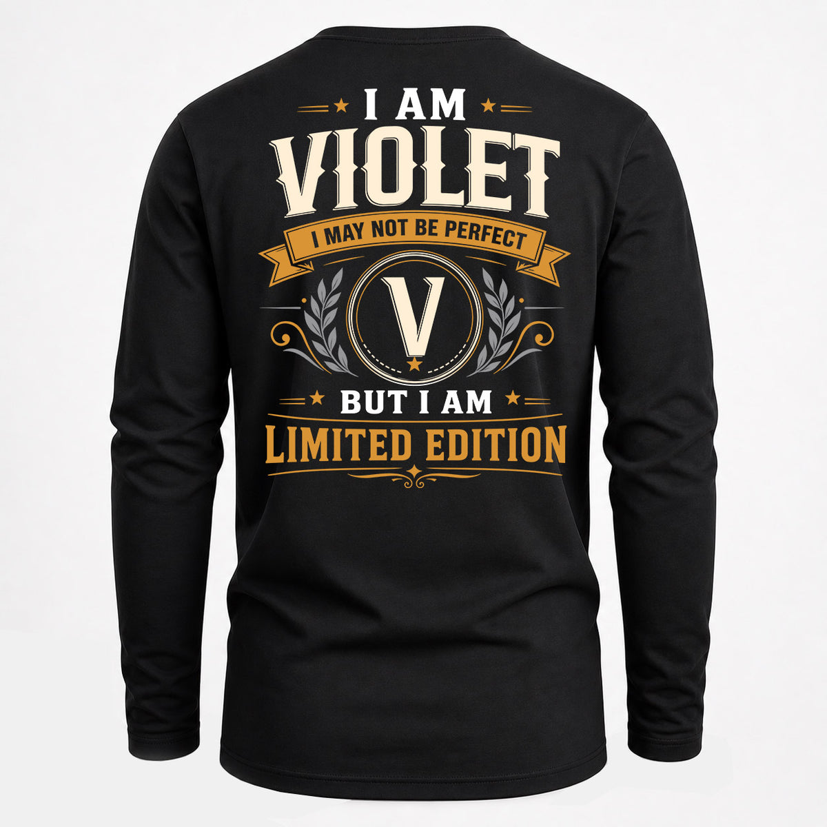 VIOLET EDI-TT36 Personalized Funny Quote Apparel