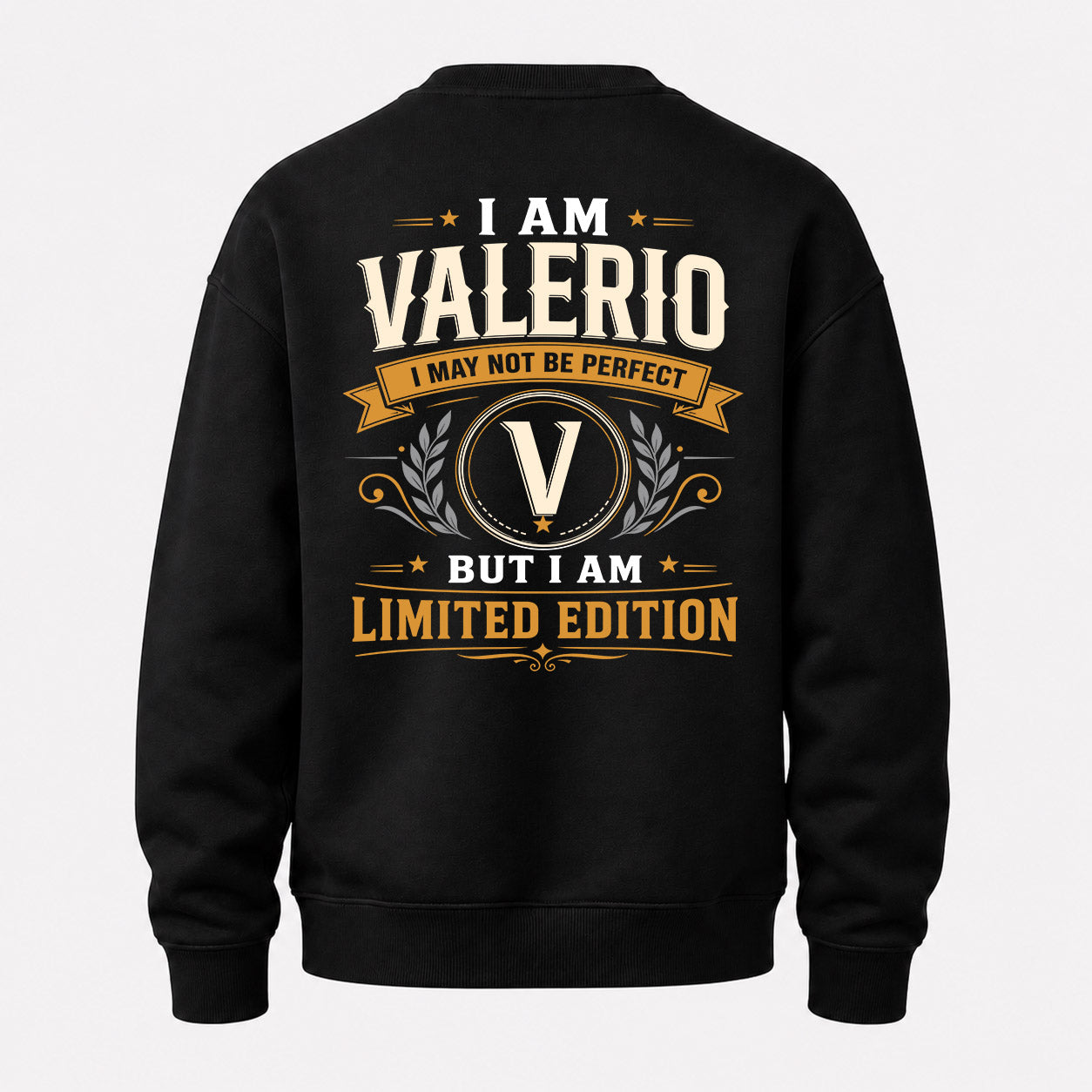 VALERIO  EDI-TT36 Personalized Funny Quote Apparel