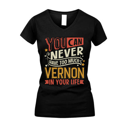 VERNON  NO2-TT36 Personalized Funny Quote Apparel