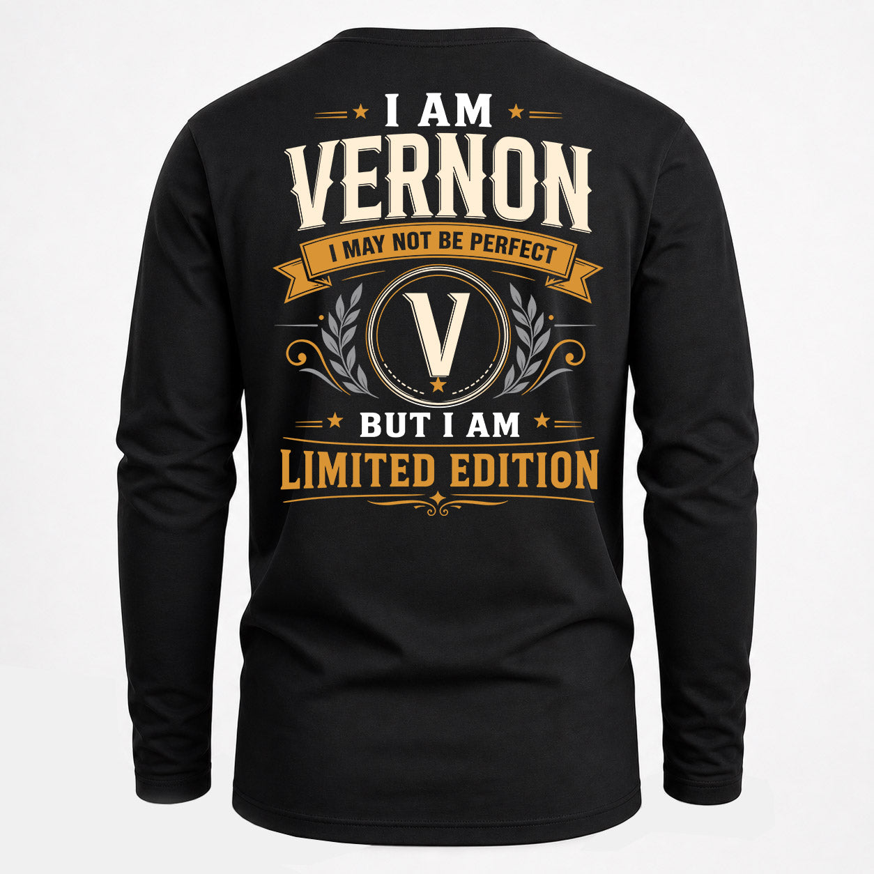 VERNON  EDI-TT36 Personalized Funny Quote Apparel