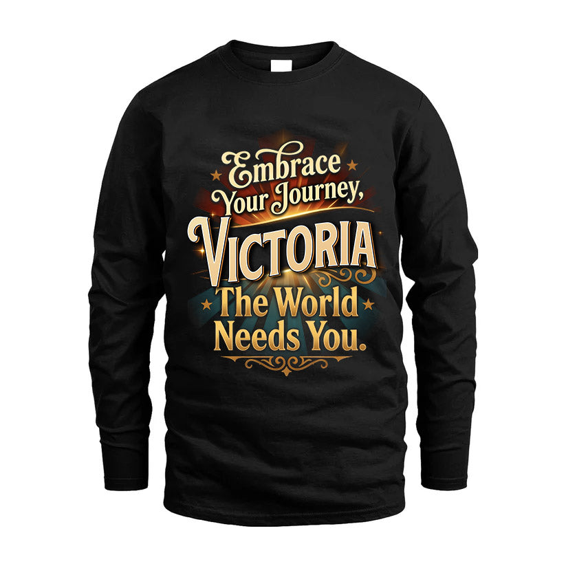 VICTORIA L04-TT36 Personalized Funny Quote Apparel