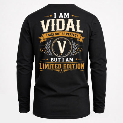 VIDAL  EDI-TT36 Personalized Funny Quote Apparel