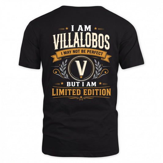 VILLALOBOS  EDI-TT36 Personalized Funny Quote Apparel