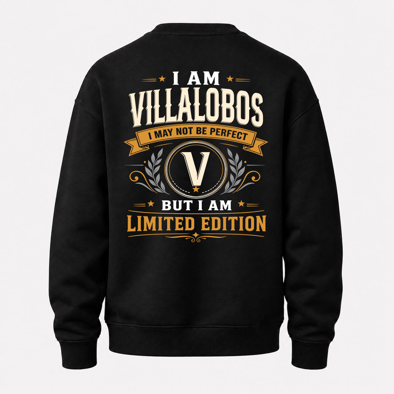 VILLALOBOS  EDI-TT36 Personalized Funny Quote Apparel