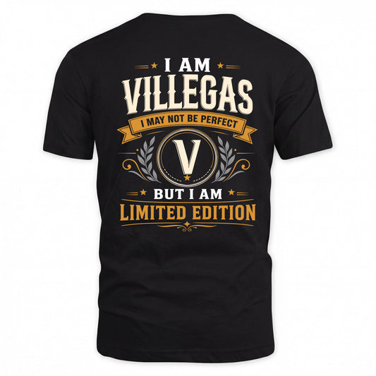 VILLEGAS  EDI-TT36 Personalized Funny Quote Apparel