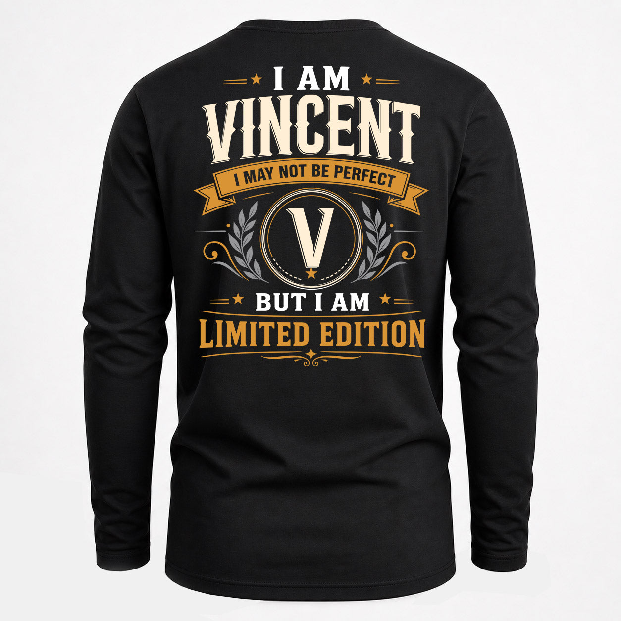 VINCENT  EDI-TT36 Personalized Funny Quote Apparel