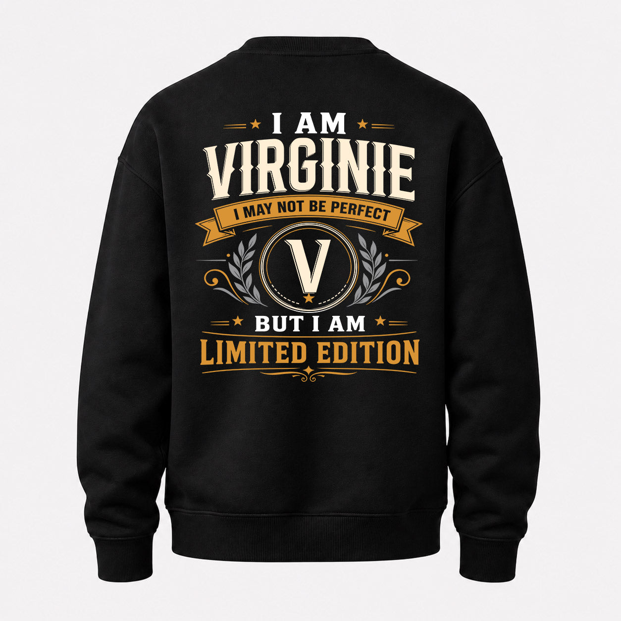 VIRGINIE  EDI-TT36 Personalized Funny Quote Apparel
