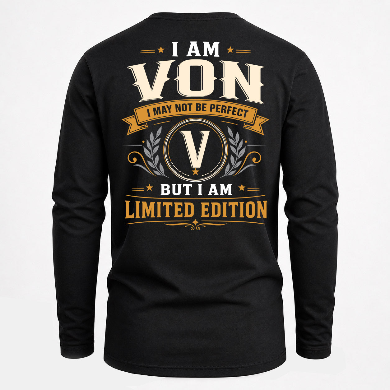 VON  EDI-TT36 Personalized Funny Quote Apparel