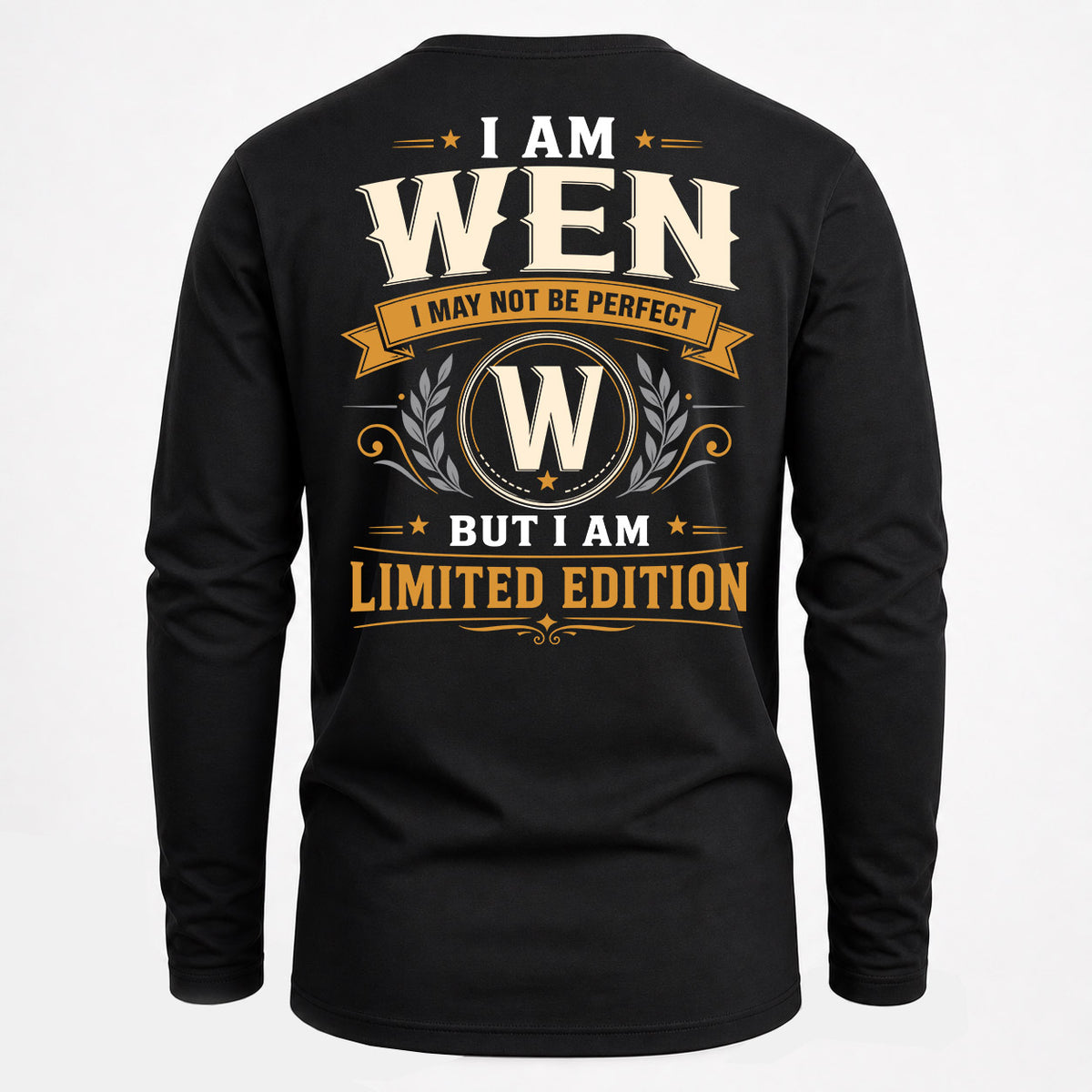 WEN EDI-TT36 Personalized Funny Quote Apparel
