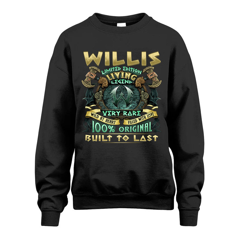 WILLIS  VKI-TT36 Personalized Funny Quote Apparel
