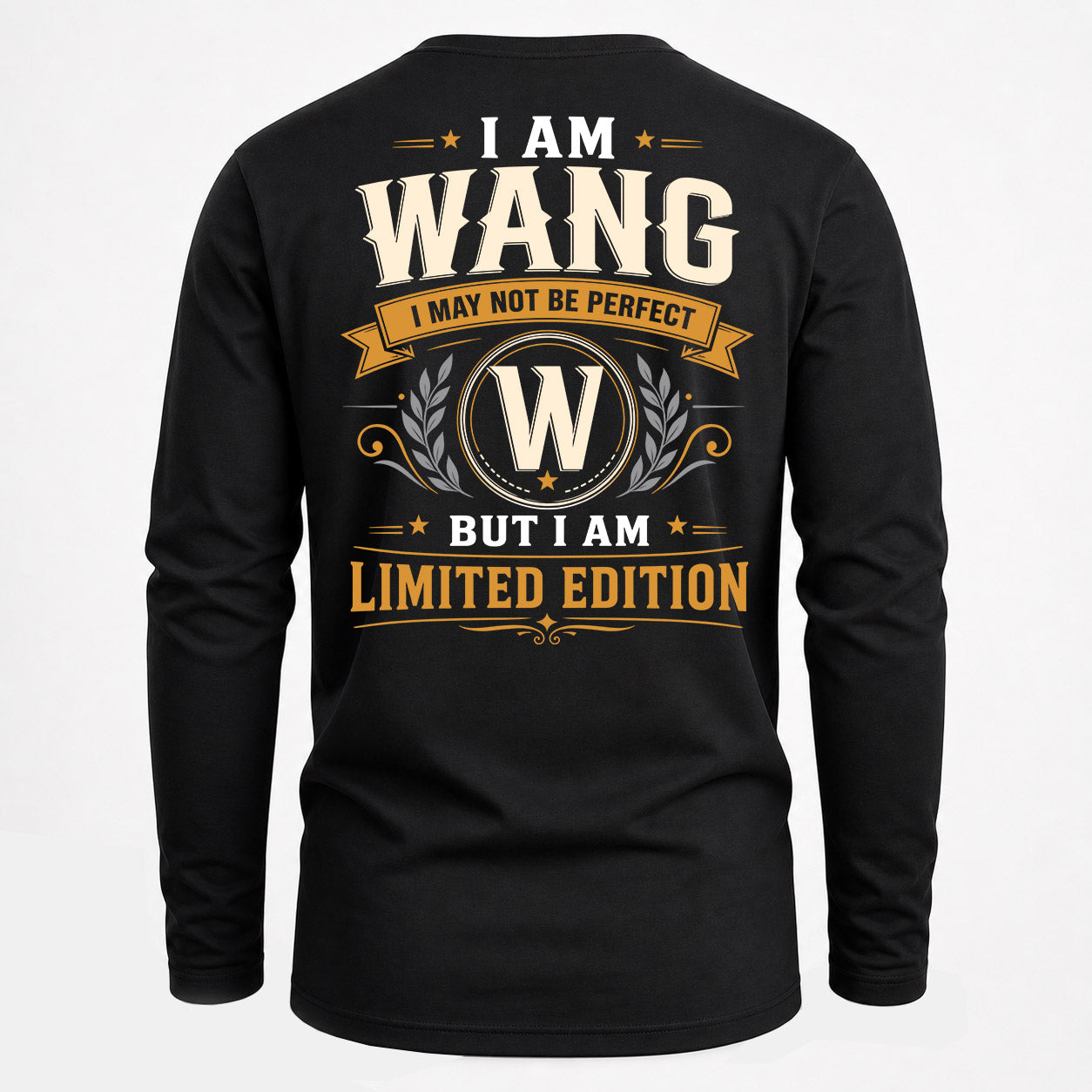 WANG  EDI-TT36 Personalized Funny Quote Apparel