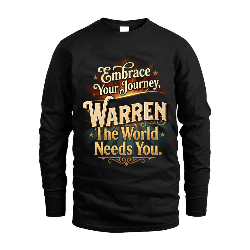 WARREN L04-TT36 Personalized Funny Quote Apparel