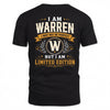 WARREN  EDI-TT36 Personalized Funny Quote Apparel