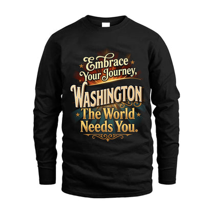 WASHINGTON L04-TT36 Personalized Funny Quote Apparel