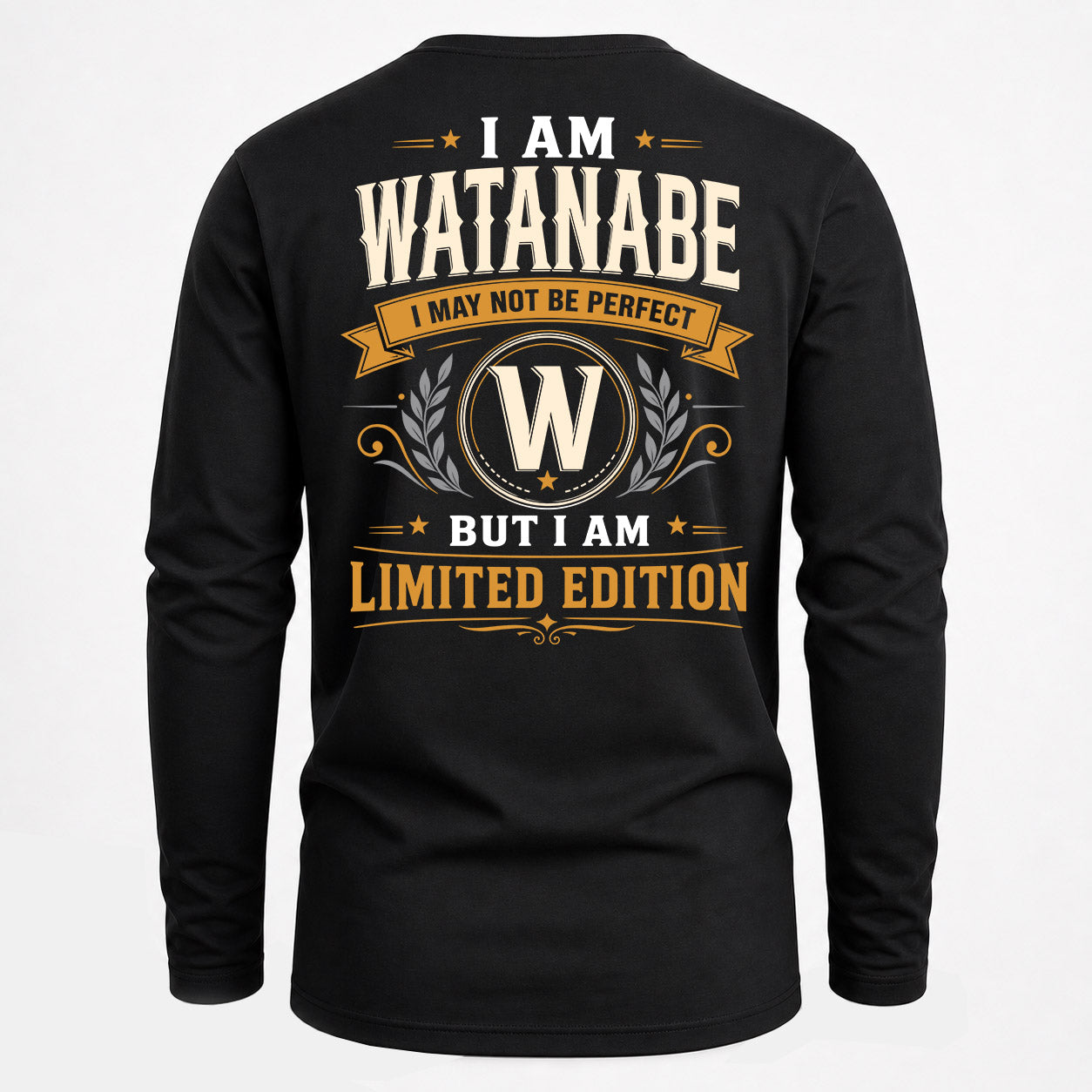 WATANABE  EDI-TT36 Personalized Funny Quote Apparel