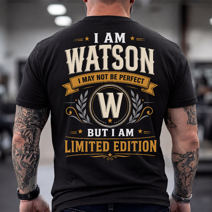 WATSON  EDI-TT36 Personalized Funny Quote Apparel
