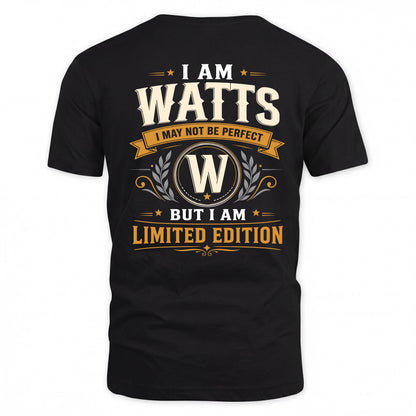 WATTS  EDI-TT36 Personalized Funny Quote Apparel