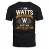 WATTS  EDI-TT36 Personalized Funny Quote Apparel