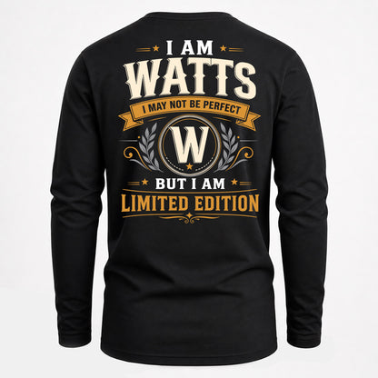 WATTS  EDI-TT36 Personalized Funny Quote Apparel