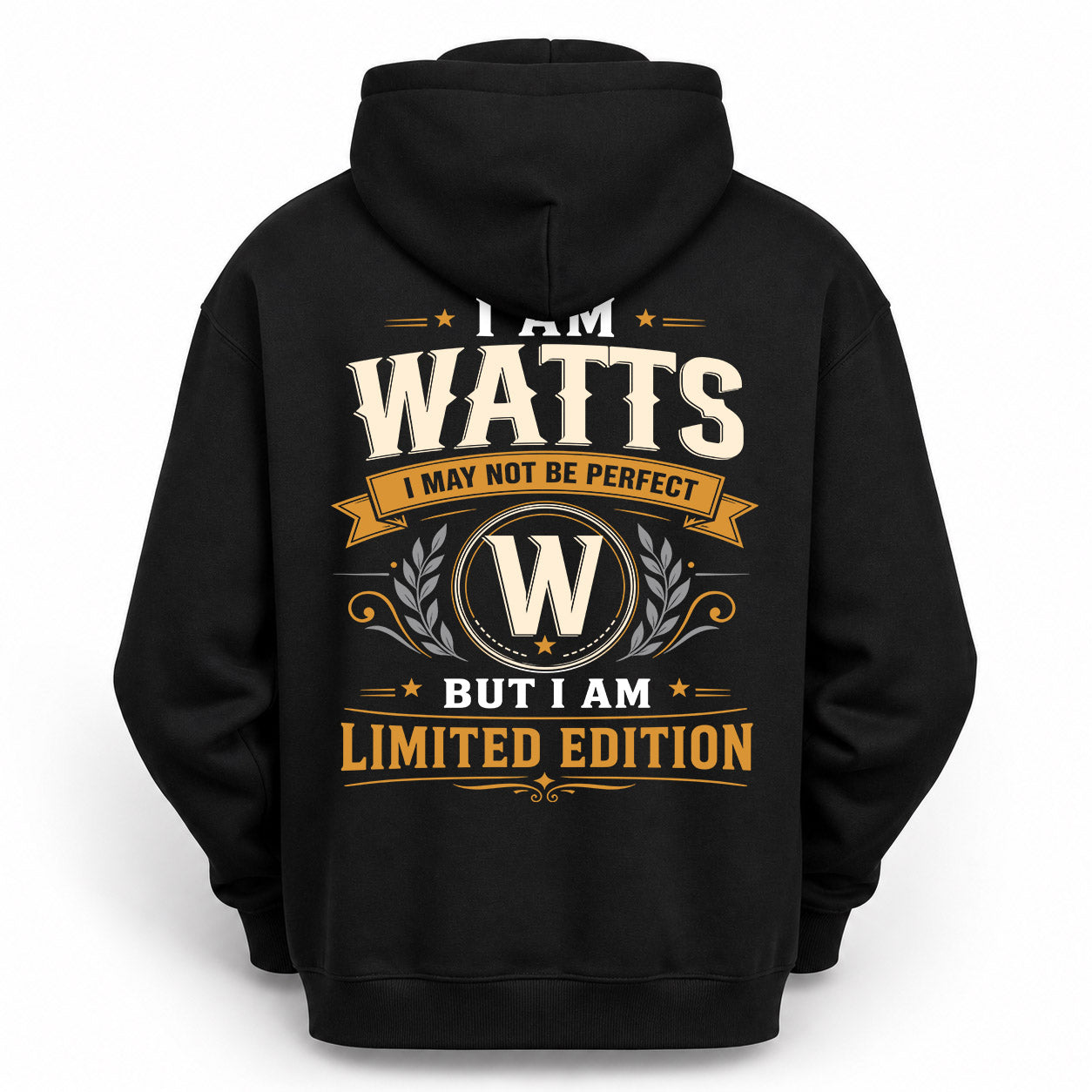 WATTS  EDI-TT36 Personalized Funny Quote Apparel