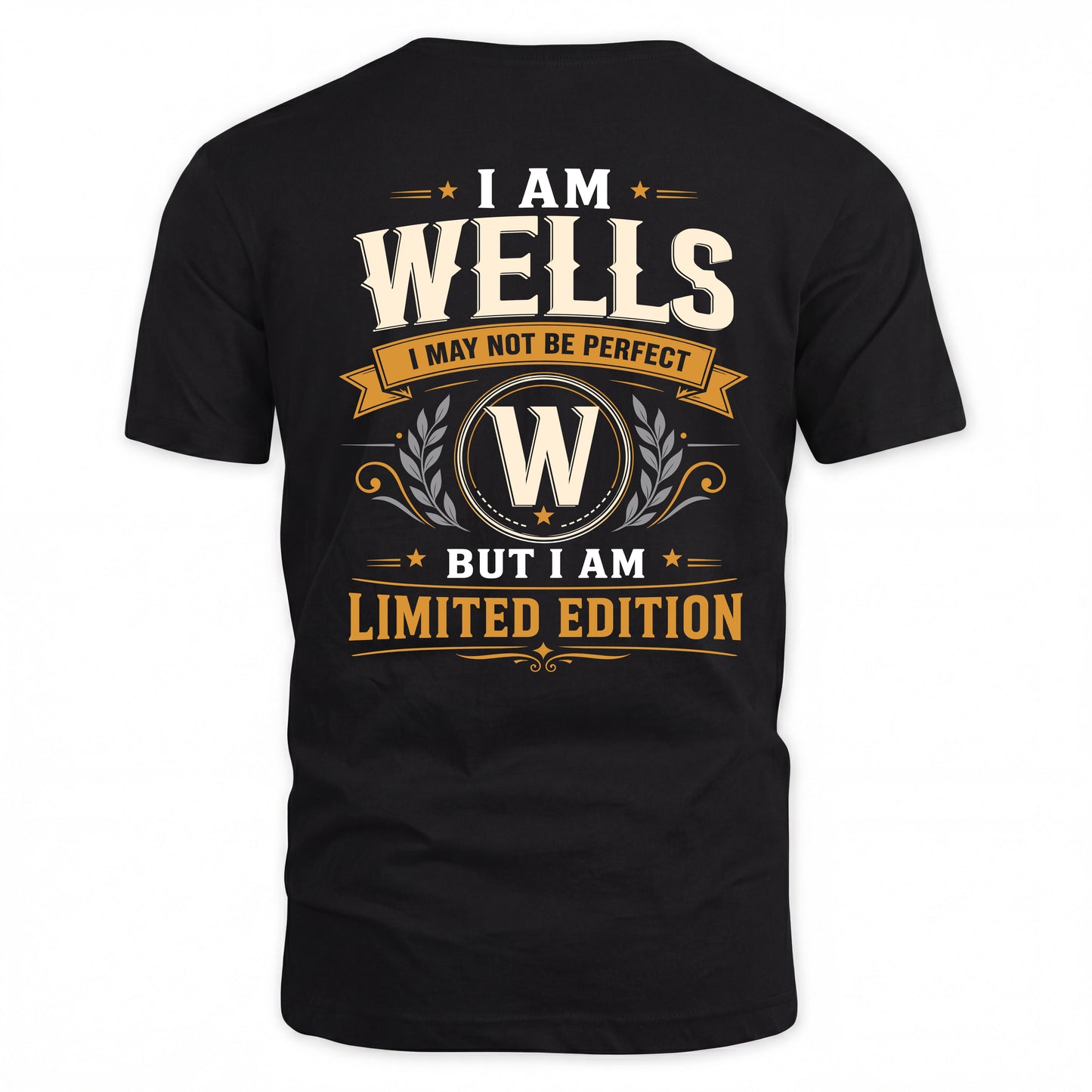 WELLS  EDI-TT36 Personalized Funny Quote Apparel