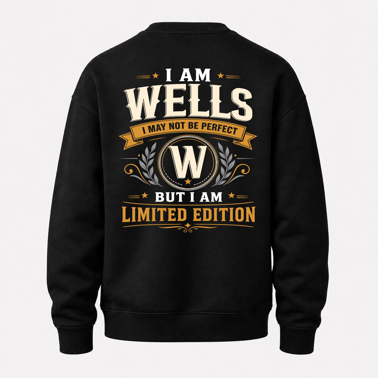 WELLS  EDI-TT36 Personalized Funny Quote Apparel