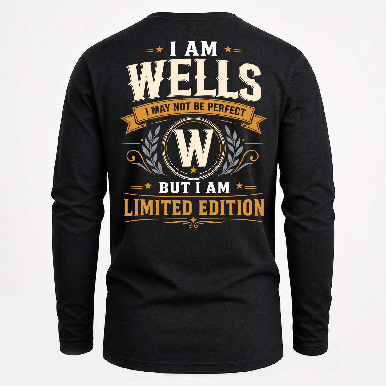 WELLS  EDI-TT36 Personalized Funny Quote Apparel
