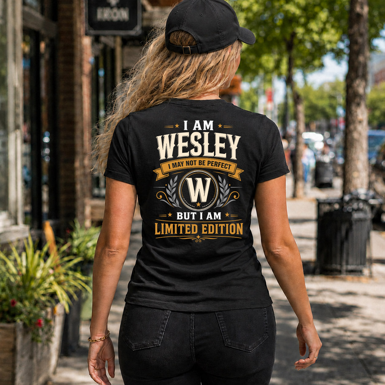 WESLEY  EDI-TT36 Personalized Funny Quote Apparel
