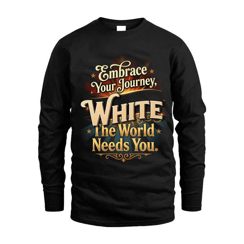 WHITE L04-TT36 Personalized Funny Quote Apparel