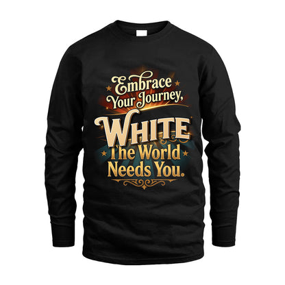 WHITE L04-TT36 Personalized Funny Quote Apparel