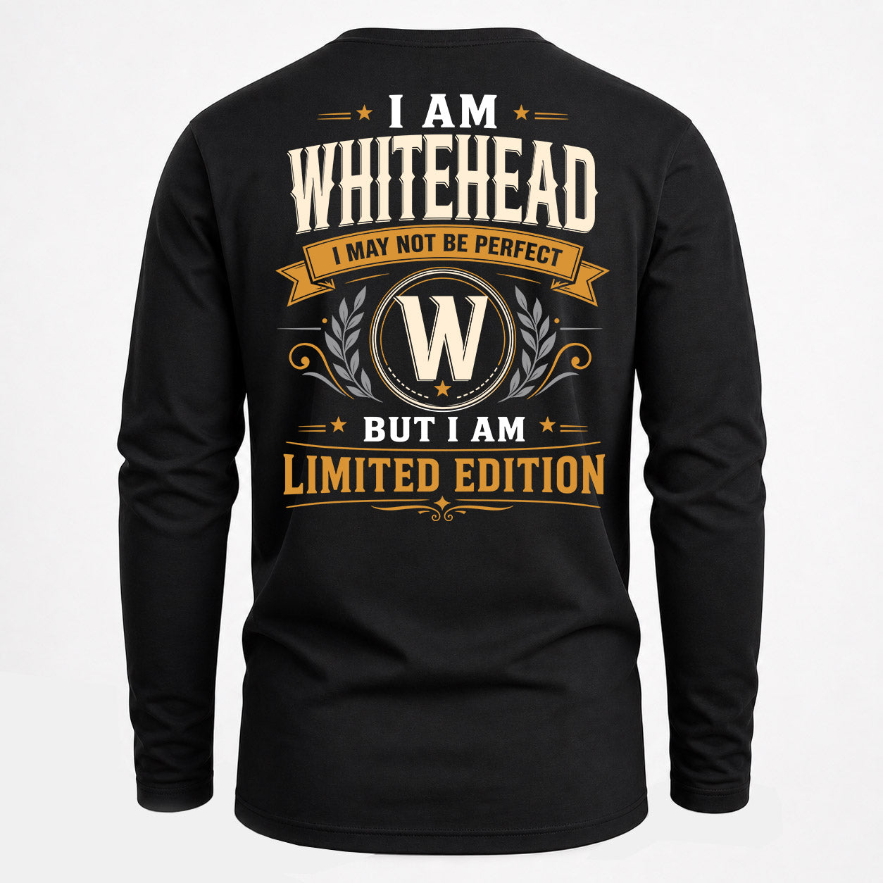 WHITEHEAD  EDI-TT36 Personalized Funny Quote Apparel
