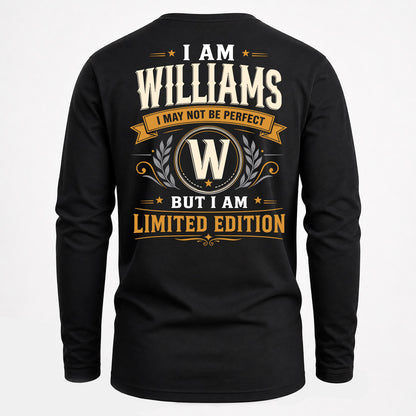 WILLIAMS  EDI-TT36 Personalized Funny Quote Apparel
