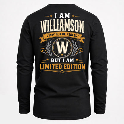 WILLIAMSON  EDI-TT36 Personalized Funny Quote Apparel