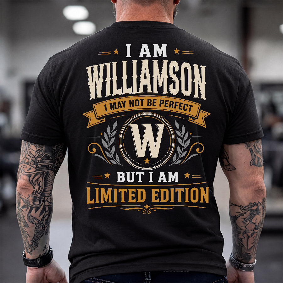 WILLIAMSON  EDI-TT36 Personalized Funny Quote Apparel