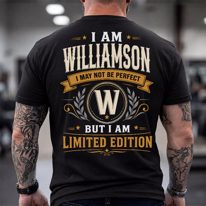 WILLIAMSON  EDI-TT36 Personalized Funny Quote Apparel
