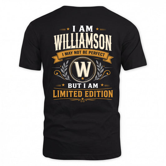 WILLIAMSON  EDI-TT36 Personalized Funny Quote Apparel