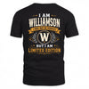 WILLIAMSON  EDI-TT36 Personalized Funny Quote Apparel