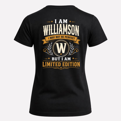 WILLIAMSON  EDI-TT36 Personalized Funny Quote Apparel