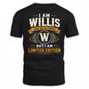 WILLIS  EDI-TT36 Personalized Funny Quote Apparel