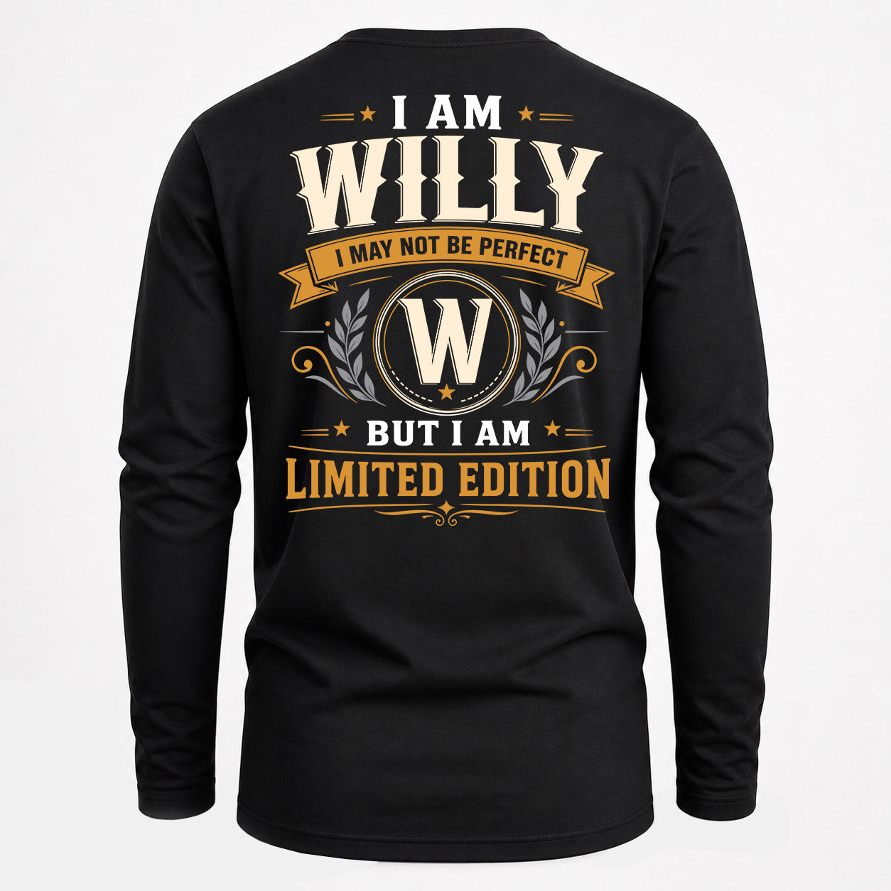 WILLY  EDI-TT36 Personalized Funny Quote Apparel